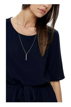 Uitgang π JACQUELINE De YONG Casual Jurken Short Sleeve π Dress 15190690 Blue π