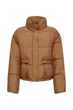 Beste Pirce 🥰 JACQUELINE De YONG Gewatteerde Jassen Down Jackets Brown ⌛