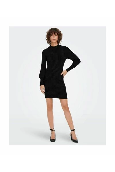 Promo π JACQUELINE De YONG Casual Jurken Knitted π Dresses Black π 3 Promo π JACQUELINE De YONG Casual Jurken Knitted π Dresses Black π