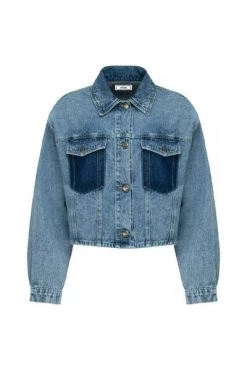 Begroting ✔️ Jijil Spijkerjassen Denim Jackets Blue 🔔
