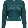 Hete verkoop 👍 JACQUELINE De YONG Sweaters Round-neck Knitwear Green 👍 -Goedkope JACQUELINE winkel 03f3cc331fe27ac908dcb4b1cae864bc