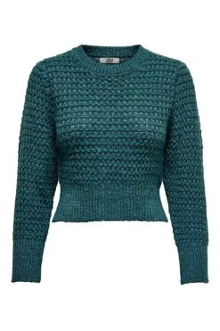 Hete verkoop π JACQUELINE De YONG Sweaters Round-neck Knitwear Green π