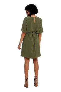 Flash-uitverkoop 🌟 JACQUELINE De YONG Casual Jurken Short 👗 Dresses Green ⌛ -Goedkope JACQUELINE winkel 095f85f9631a8b439a625fee6a478390
