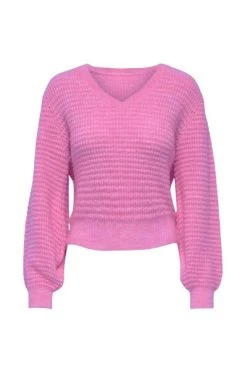 Uitgang ⌛ JACQUELINE De YONG Sweaters W V-NECK PULLOVER KNT Green ⌛