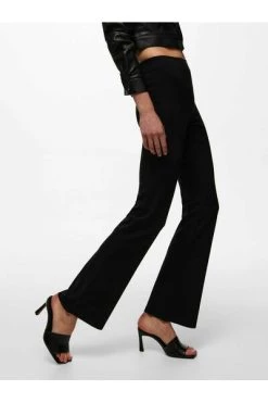 Goedkoop 👏 JACQUELINE De YONG Pantalons Straight Trousers Black 😀