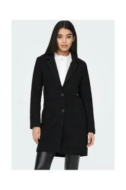 Gloednieuw 💯 JACQUELINE De YONG Trenchcoats & Mantels Single-Breasted 🧥 Coats Black 🎁 -Goedkope JACQUELINE winkel 1843ba6de64f140d6fbde5c346f417d4