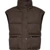 Uitgang 👏 JACQUELINE De YONG Bodywarmers Vests Brown 💯 -Goedkope JACQUELINE winkel 19b727689174d3751150952aa1558cd6