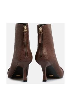 Flash-uitverkoop 🔥 Jijil Enkellaarsjes Heeled 🥾 Boots Brown ❤️ -Goedkope JACQUELINE winkel 1a0ae64a9e346dfb95a0ccf33f0cb085