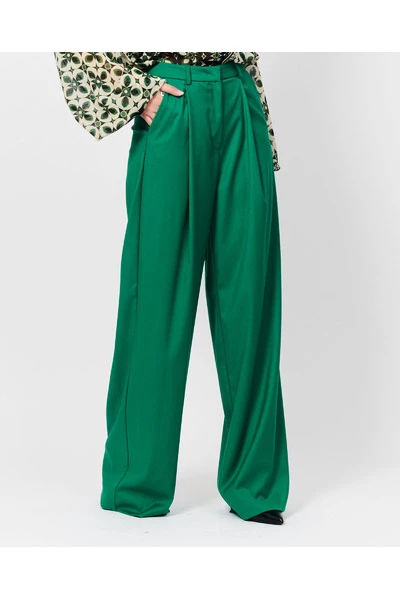 Beste deal π Jijil Wijde Broeken Trousers Green π 6 Beste deal π Jijil Wijde Broeken Trousers Green π - Afbeelding 4