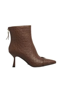 Flash-uitverkoop 🔥 Jijil Enkellaarsjes Heeled 🥾 Boots Brown ❤️ -Goedkope JACQUELINE winkel 349f95f4186fccb8a1af443e2af0c087