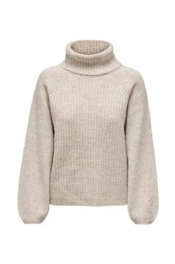 Goedkoop 🔔 JACQUELINE De YONG Coltruien Turtlenecks Beige ⭐