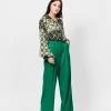 Beste deal 😀 Jijil Wijde Broeken Trousers Green 😉 -Goedkope JACQUELINE winkel 35d0c440bdd05ee7969c349941e70daa