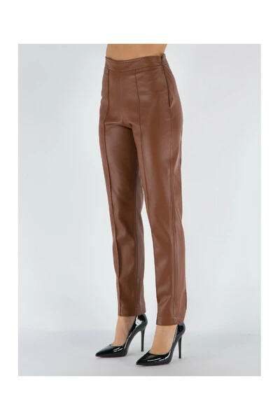 Beste Pirce β Jijil Leren Broeken Leather Trousers Brown π 3 Beste Pirce β Jijil Leren Broeken Leather Trousers Brown π