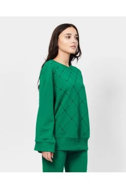 Hete verkoop 🎁 Jijil Hoodies & Sweatvesten Sweatshirts Green 👍