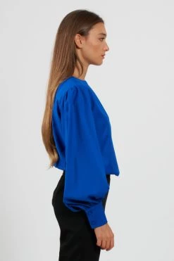 Coupon 🎉 Jijil Blouses Blue 🌟 -Goedkope JACQUELINE winkel 4351d792aa227e8952b257fb731a49b0