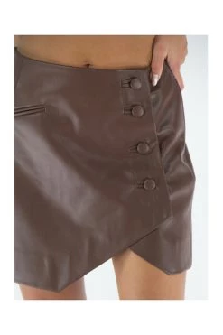 Beste recensies van π₯ Jijil Leren & SuΓ¨de Rokken Leather π Skirts Brown βοΈ