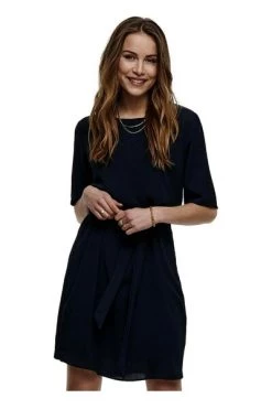 Uitgang 🌟 JACQUELINE De YONG Casual Jurken Short Sleeve 👗 Dress 15190690 Blue 🔔 -Goedkope JACQUELINE winkel 51439d9e4e727e3e5d328cd6f62bc236