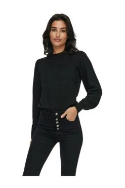 Beste Verkoop 🔔 JACQUELINE De YONG Sweaters Round-neck Knitwear Black ⌛