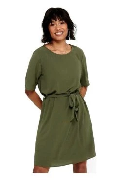 Flash-uitverkoop 🌟 JACQUELINE De YONG Casual Jurken Short 👗 Dresses Green ⌛ -Goedkope JACQUELINE winkel 552204e9d3c5b3064cd2ad1564d2a003