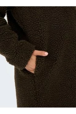 Top 10 ⭐ JACQUELINE De YONG Jassen Faux Fur & Shearling Jackets Brown ⌛