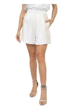 Goedkoop ❤️ Jijil Korte Broeken JPE22SH060.0TE0082 - SHORTS White 👍