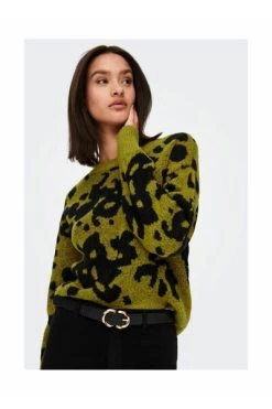 Flash-uitverkoop 😍 JACQUELINE De YONG Sweaters Round-neck Knitwear Green ✨