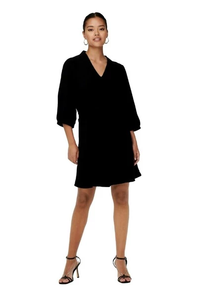 Beste Verkoop π JACQUELINE De YONG Blousejurken π DRESS Black β 3 Beste Verkoop π JACQUELINE De YONG Blousejurken π DRESS Black β