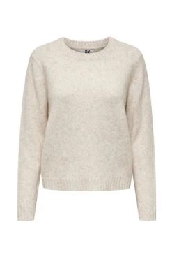 Goedkoopste 👏 JACQUELINE De YONG Sweaters Round-neck Knitwear White 🤩