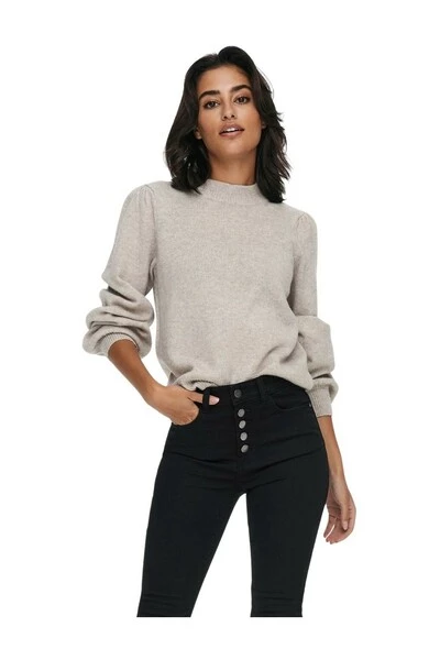 Gloednieuw π JACQUELINE De YONG Sweaters Round-neck Knitwear Gray π 7 Gloednieuw π JACQUELINE De YONG Sweaters Round-neck Knitwear Gray π - Afbeelding 5