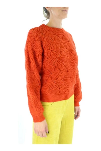Aanbiedingen π Jijil Sweaters Round-neck Knitwear Orange π 4 Aanbiedingen π Jijil Sweaters Round-neck Knitwear Orange π - Afbeelding 2