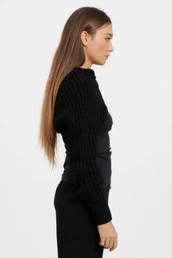 Begroting 🧨 Jijil T-shirts Long Sleeve Tops Black 😀