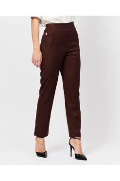 Top 10 😉 Jijil Pantalons Trousers Brown 👍 -Goedkope JACQUELINE winkel 857fe6916cd7e981e94d03fa0eb8fe81