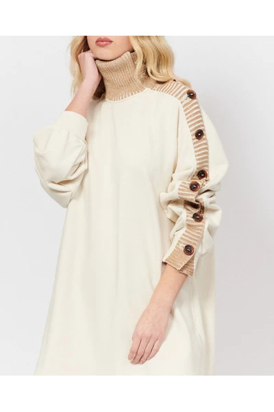 Begroting π€© Jijil Casual Jurken π Dresses Beige β 6 Begroting π€© Jijil Casual Jurken π Dresses Beige β - Afbeelding 4