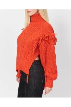 Flash-uitverkoop π Jijil Coltruien Turtlenecks Red π₯°