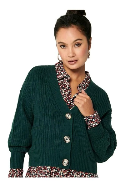 Groothandel π JACQUELINE De YONG Vesten Cardigans Green π 4 Groothandel π JACQUELINE De YONG Vesten Cardigans Green π - Afbeelding 2