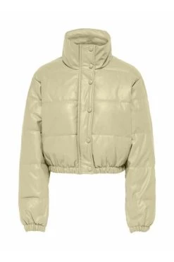 Goedkoop 🥰 JACQUELINE De YONG Gewatteerde Jassen Down Jackets Beige 🌟