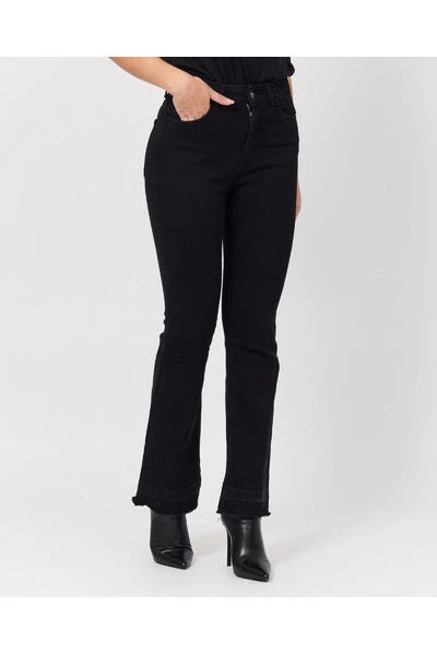 Promo π Jijil Flared π Jeans Trousers Black π 4 Promo π Jijil Flared π Jeans Trousers Black π - Afbeelding 2