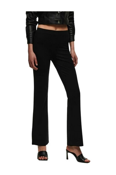 Goedkoop π JACQUELINE De YONG Pantalons Straight Trousers Black π 5 Goedkoop π JACQUELINE De YONG Pantalons Straight Trousers Black π - Afbeelding 3