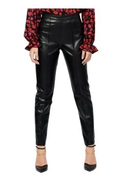 Goedkoop ⭐ Jijil Leren Broeken Trousers Black 🔥
