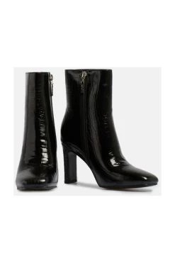Goedkoopste 🛒 Jijil Enkellaarsjes Heeled 🥾 Boots Black 🌟 -Goedkope JACQUELINE winkel 9bb29339e120ee461489f0333827cf46