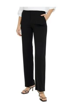 Beste Pirce ✨ JACQUELINE De YONG Pantalons Straight Trousers Black 🤩
