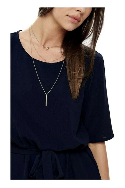 Uitgang π JACQUELINE De YONG Casual Jurken Short π Dresses Blue π₯ 4 Uitgang π JACQUELINE De YONG Casual Jurken Short π Dresses Blue π₯ - Afbeelding 2