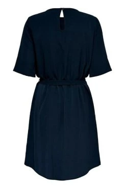 Uitgang 🌟 JACQUELINE De YONG Casual Jurken Short Sleeve 👗 Dress 15190690 Blue 🔔 -Goedkope JACQUELINE winkel a7f17c2d3b81fb46cbc161d6d659f6af