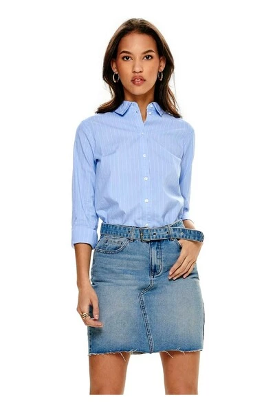 Beste Pirce β¨ JACQUELINE De YONG Longsleeve π Shirts π Shirt Blue π 4 Beste Pirce β¨ JACQUELINE De YONG Longsleeve π Shirts π Shirt Blue π - Afbeelding 2