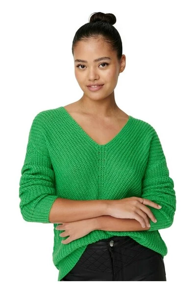 Beste Verkoop π― JACQUELINE De YONG Sweaters V-neck Knitwear Green β 6 Beste Verkoop π― JACQUELINE De YONG Sweaters V-neck Knitwear Green β - Afbeelding 4