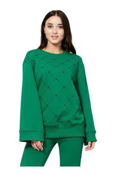 Hete verkoop π Jijil Hoodies & Sweatvesten Sweatshirts Green π 4 Hete verkoop π Jijil Hoodies & Sweatvesten Sweatshirts Green π - Afbeelding 2