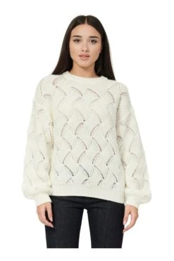 Beste recensies van ✨ Jijil Sweaters Round-neck Knitwear Beige 🎁