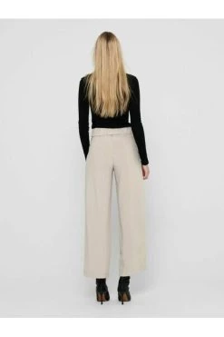 Kopen ⌛ JACQUELINE De YONG Wijde Broeken Wide Trousers Beige 🔔 -Goedkope JACQUELINE winkel b91459f25bd644b2bb5454cb33c5c4f3
