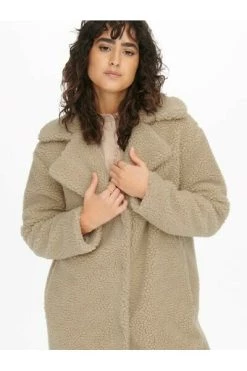 Begroting 🔔 JACQUELINE De YONG Jassen Faux Fur & Shearling Jackets Beige 🎉
