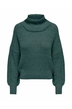 Goedkoopste 💯 JACQUELINE De YONG Coltruien Turtlenecks Green 🌟